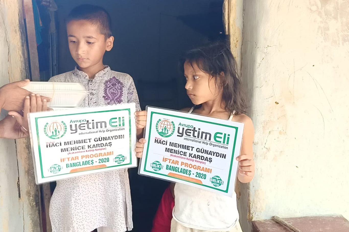 Avrupa Yetim Eli'nden hayırseverlere teşekkür mesajı